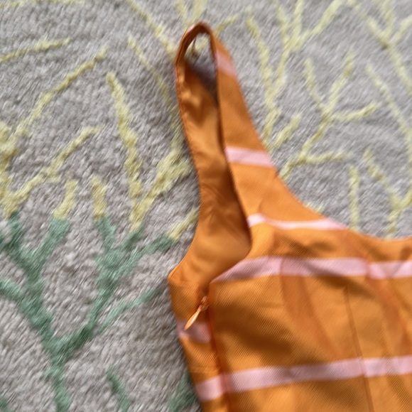 J Crew Scoopneck midi dress in jacquard stripe NWT 6 - Picture 7 of 7